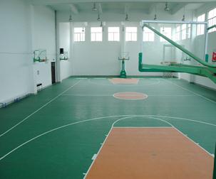 室內籃球場慎用低端PVC運動地膠