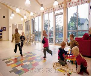 騰方兒童房無毒環保pvc塑膠地板，告別木地板縫隙危害