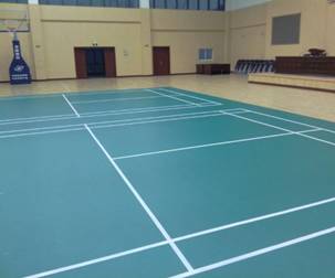 羽毛球運動場地膠專業劃線解析