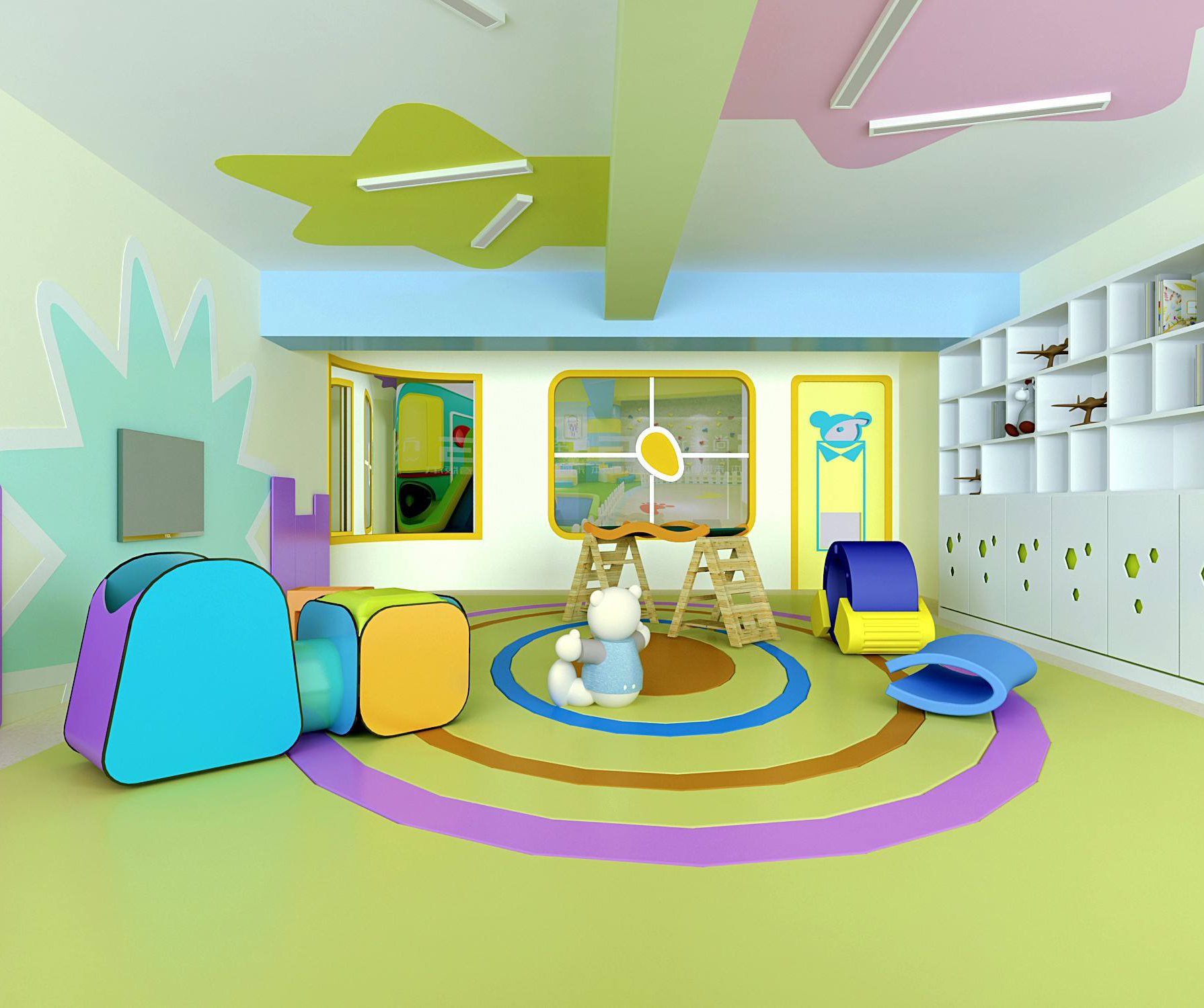 幼兒園地膠暑期二期裝修地膠注意事項，必收藏！