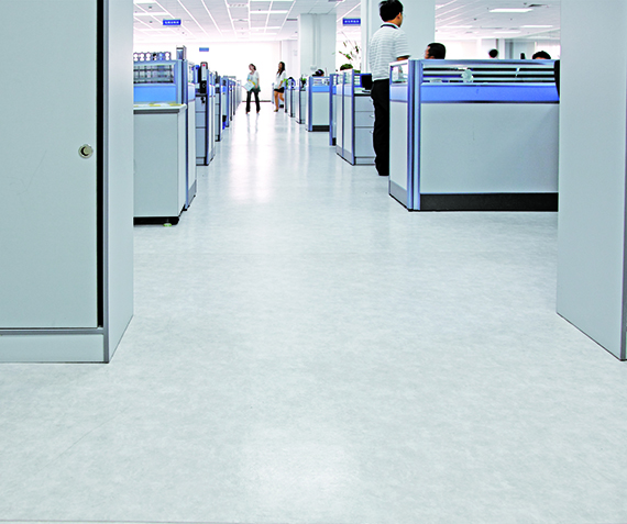 騰方辦公室PVC塑膠地板，給你家一般的感覺！