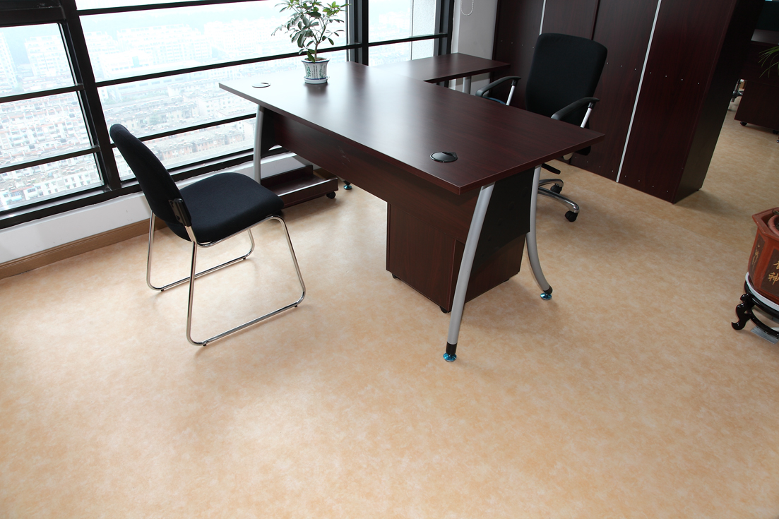 寫字樓PVC塑膠地板哪有幾種風格？【騰方PVC地板】