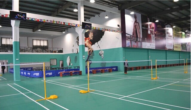 羽毛球地膠應該怎么鋪？【騰方PVC地板】